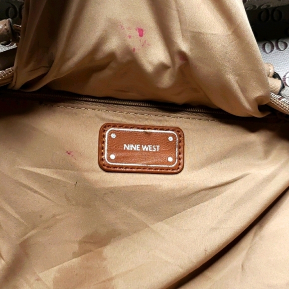 Nine West Floral 99 monogram Large satchel - Picture 9 of 10